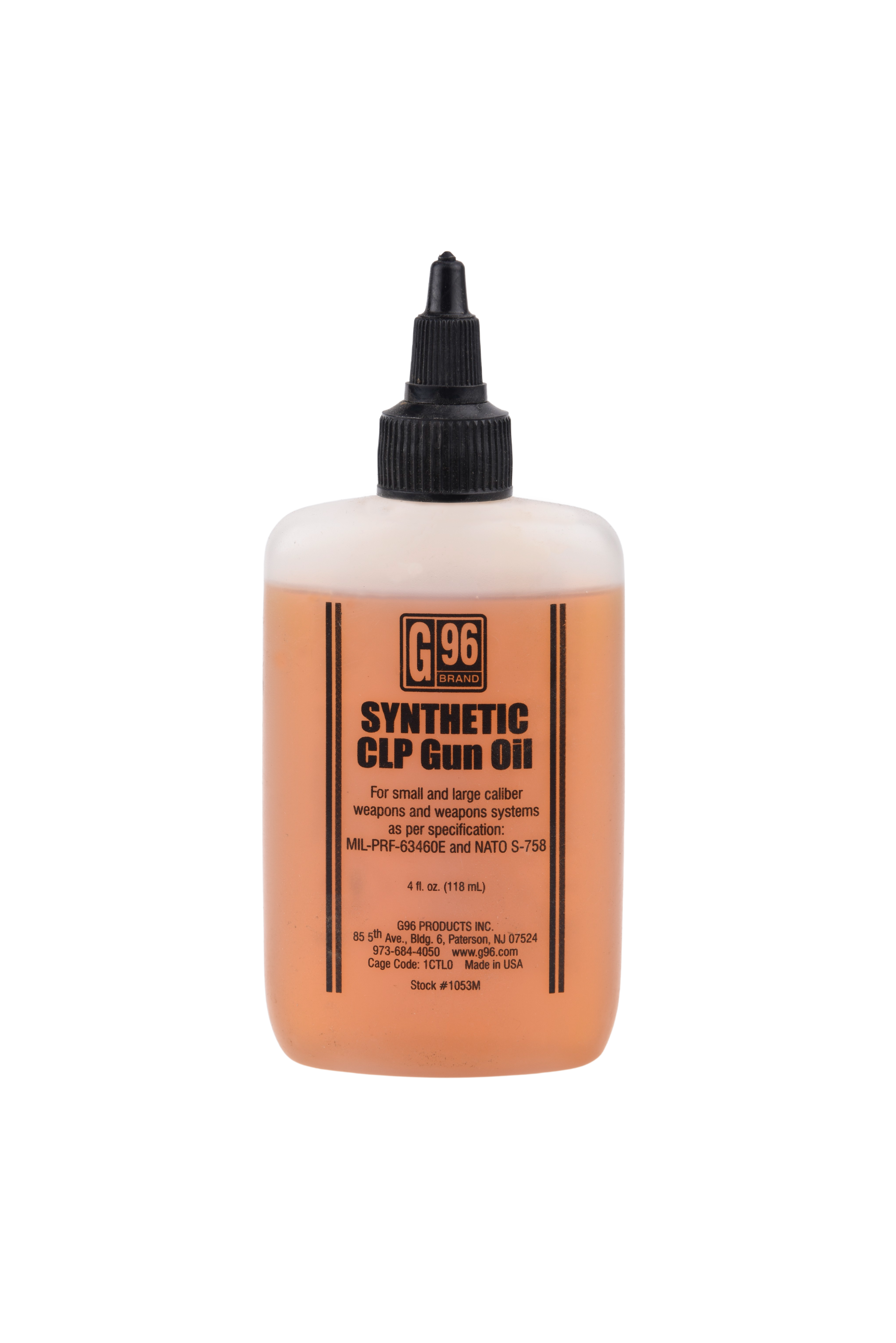 Military Approved Synthetic CLP Gun Oil – G96 Products Inc., Gun Oil 