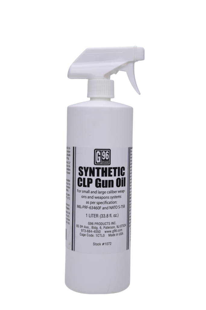 Military Approved Synthetic CLP Gun Oil G96 Products Inc.